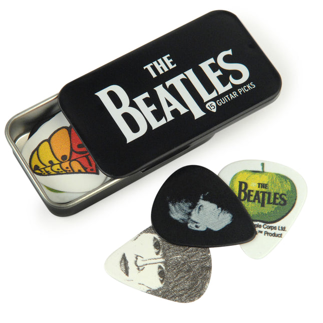 BEATLES PICK TIN-LOGO  ABD