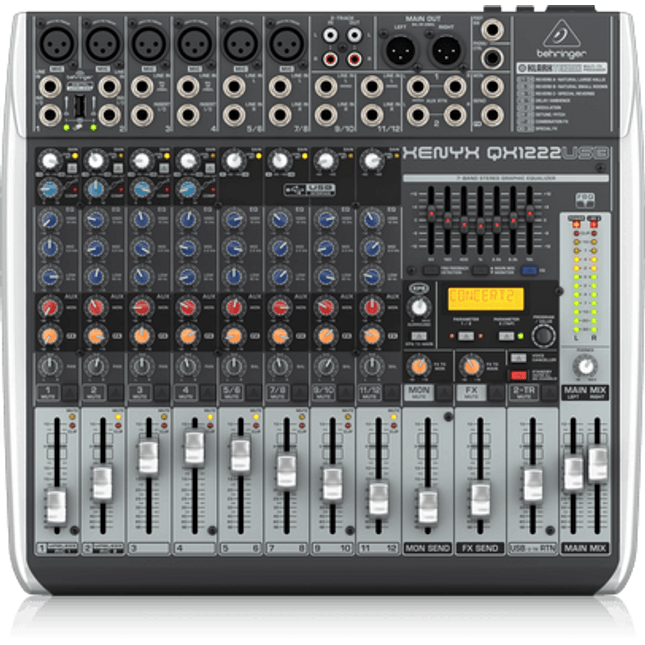 Behringer Xenyx QX1222USB 16 Channel Effects Mixer