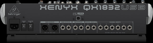 Behringer Xenyx Qx1832Usb 18 Channel Effect Mixer