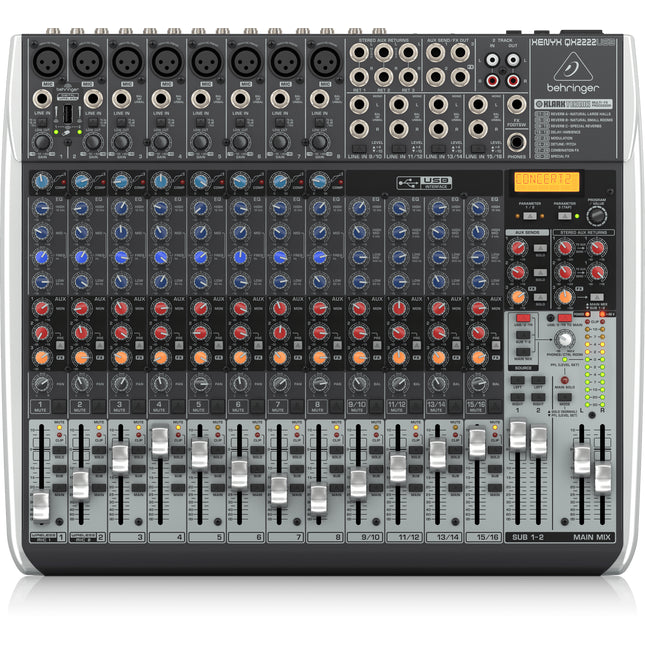 Behringer Xenyx Qx2222Usb 22 Channel Effect Mixer