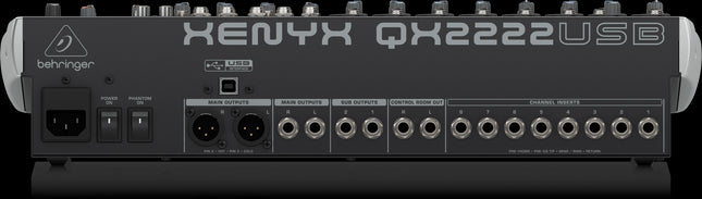 Behringer Xenyx Qx2222Usb 22 Channel Effect Mixer