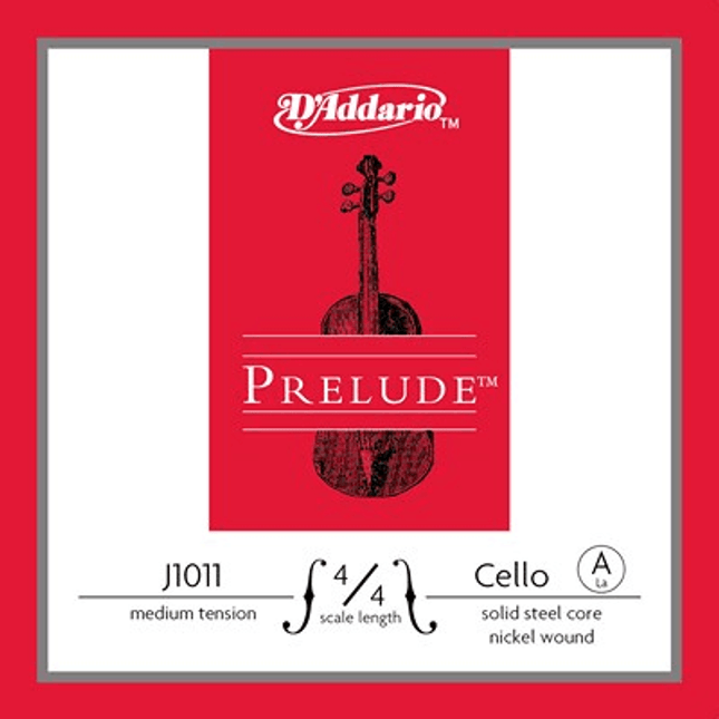 DADDARIO J1011 CELLO TEK TEL, PRELUDE, 4/4, A-(LA), MEDIUM