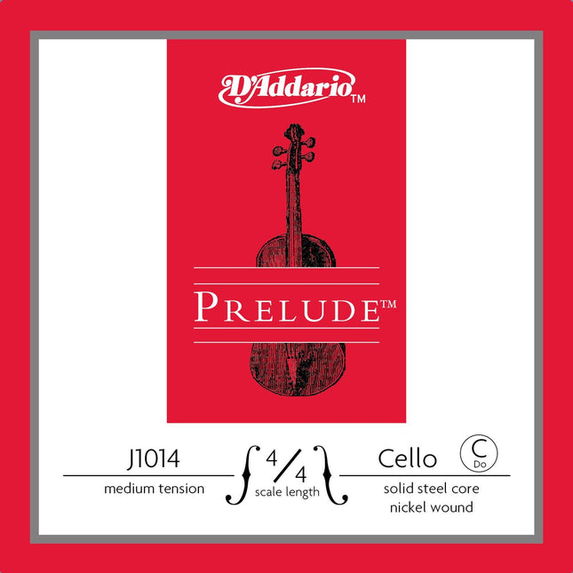 DADDARIO J1014 CELLO TEK TEL, PRELUDE, C-(DO), 4/4, MEDIUM