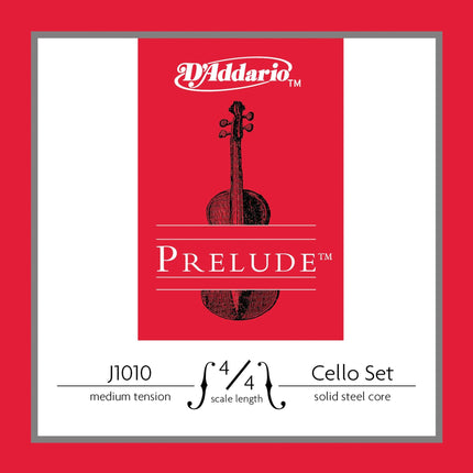DADDARIO J101044M-B10 CELLO TEL SETİ, PRELUDE, 10 SETLİK PAKET, 4/4