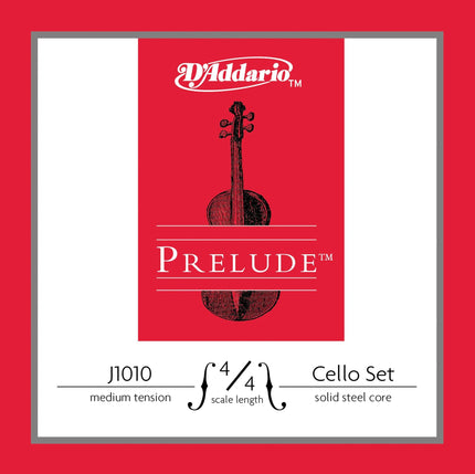 DADDARIO J101044M-B10 CELLO TEL SETİ, PRELUDE, 10 SETLİK PAKET, 4/4