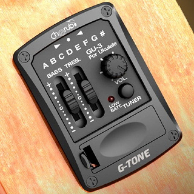 Cherub GU-3 Ukulele Preamfi + Eşik Altı EQ