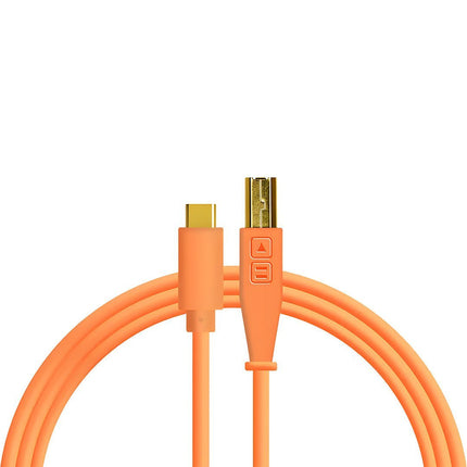 Chroma Cables USB-C to B - 1.5mt | Neon Orange