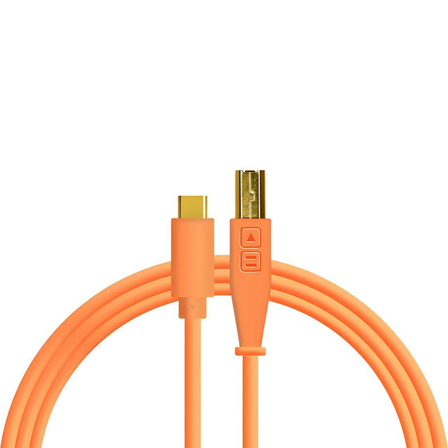 Chroma Cables USB-C to B - 1.5mt | Neon Orange