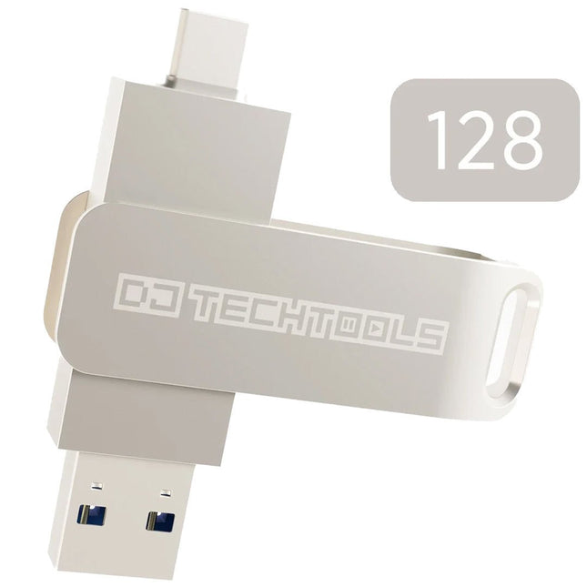 Chroma USB Drive for DJs 128gb | chrome
