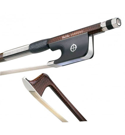 Coda Bow NX 4/4 DNC4 Wood Color Carbon Cello Bow