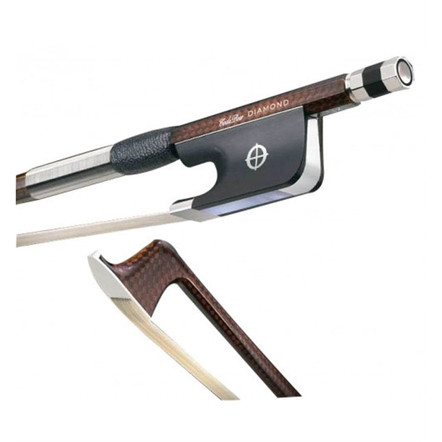 Coda Bow NX 4/4 DNC4 Wood Color Carbon Cello Bow