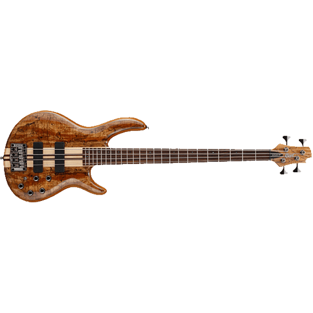 CORT A4 CUSTOM SPNATW BASS GİTAR, ÇANTALI, NATUREL PARLAK