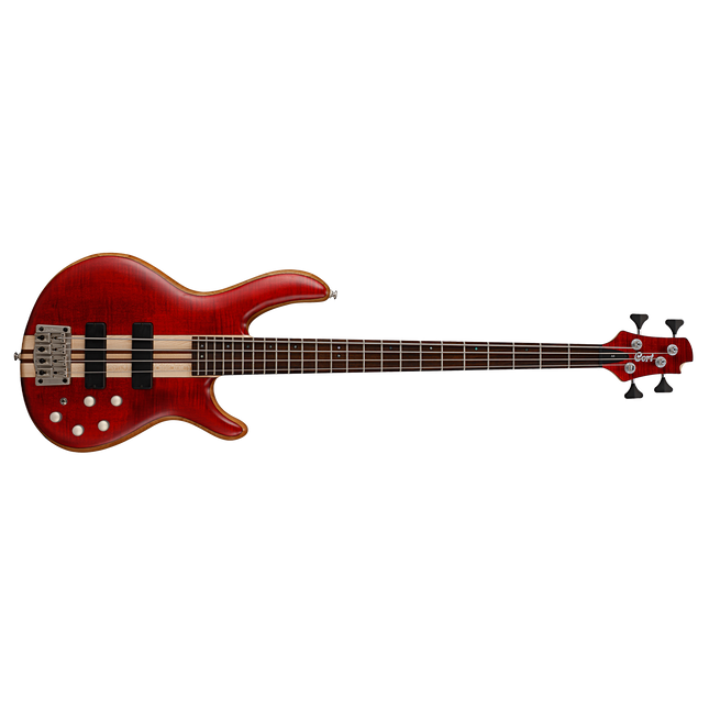 CORT A4PLUS FMMH OPBC BASS GİTAR, 4 TELLİ