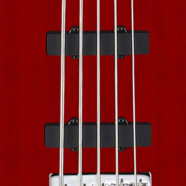 CORT AB5PLUSTR BASS GİTAR, AKTİF 5 TELLİ, TRANS KIRMIZI