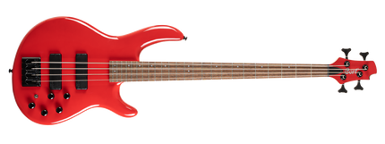 CORT C4 DELUXE CRD BASS GİTAR, 4 TELLİ, ŞEKER KIRMIZISI