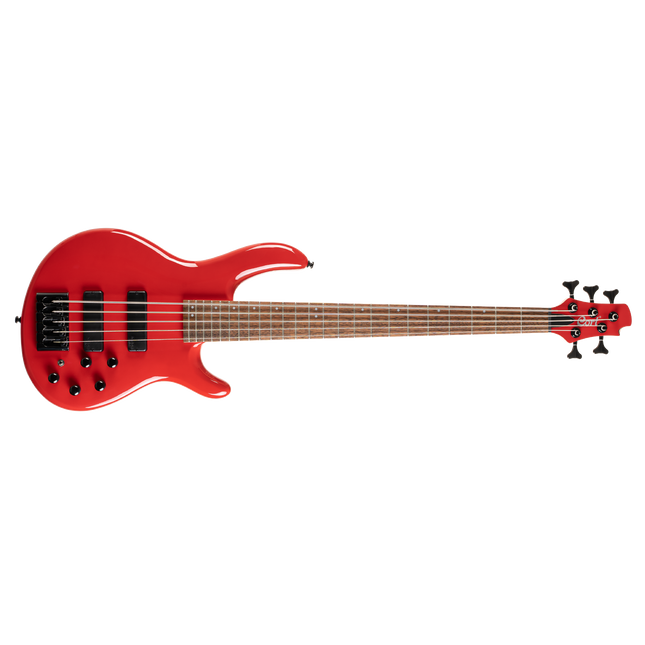 CORT C5 DELUXE CRD BASS GİTAR, 5 TELLİ, ŞEKER KIRMIZISI