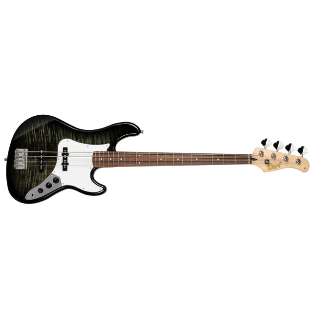 CORT GB24JJTBK BASS GİTAR, TRANS BLACK