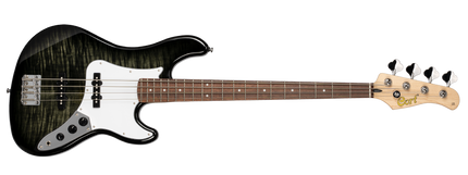 CORT GB24JJTBK BASS GİTAR, TRANS BLACK