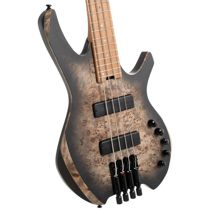 CORT SPACE4SDB BASS GİTAR, HEADLESS, 4 TELLİ, STAR DUST BLACK