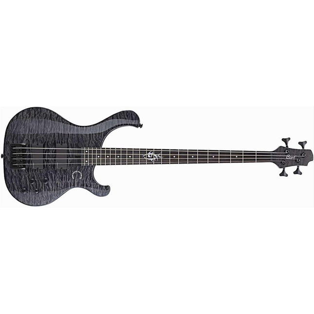 CORT T74TCGW BASS GİTAR, TRANS YIKANMIŞ KÖMÜR GRİSİ