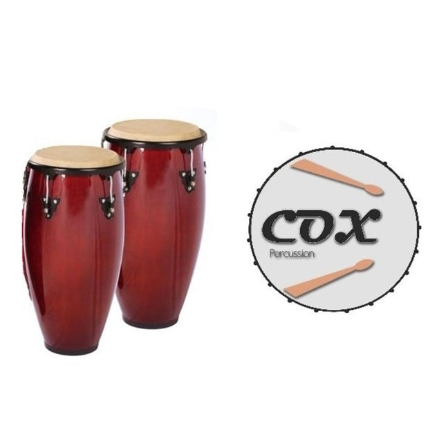 Cox Conga Set (11.75" - 12.5") Wine Red