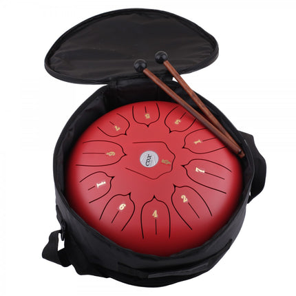 Cox Steel Tongue Drum (Red) 