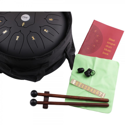 Cox Steel Tongue Drum (Black) 