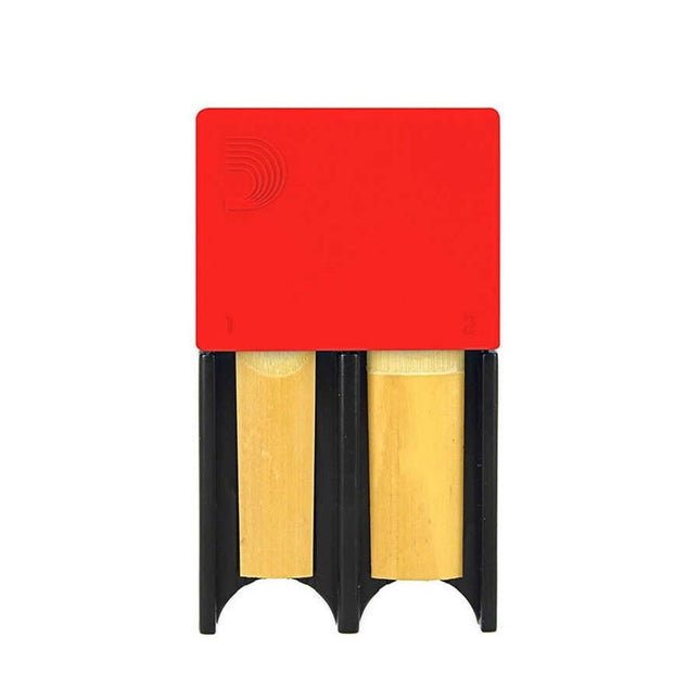 D'Addario Bb Clarinet Soprano and Alto Saxophone Reed Case - Red