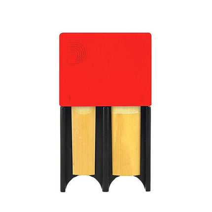 D'Addario Bb Clarinet Soprano and Alto Saxophone Reed Case - Red