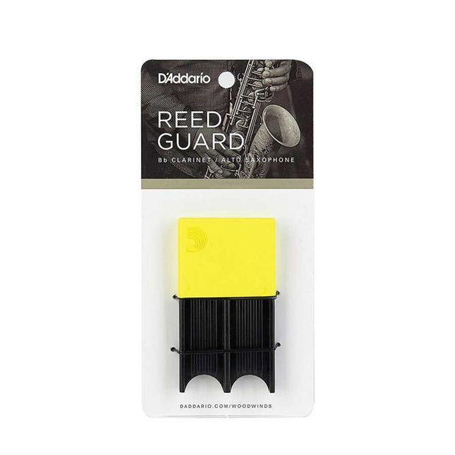 D'Addario Bb Clarinet Soprano and Alto Saxophone Reed Case - Yellow