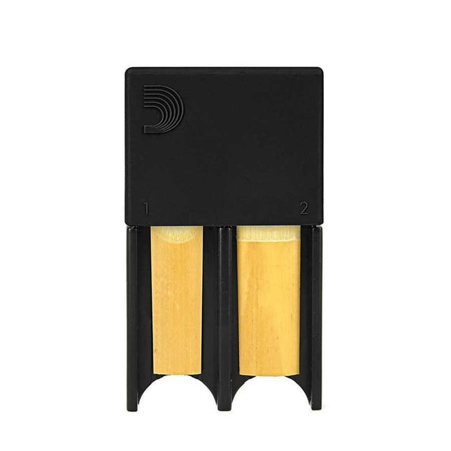 D'Addario Bb Clarinet Soprano and Alto Saxophone Reed Case - Black