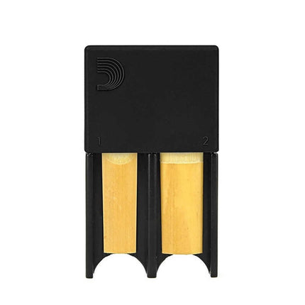D'Addario Bb Clarinet Soprano and Alto Saxophone Reed Case - Black