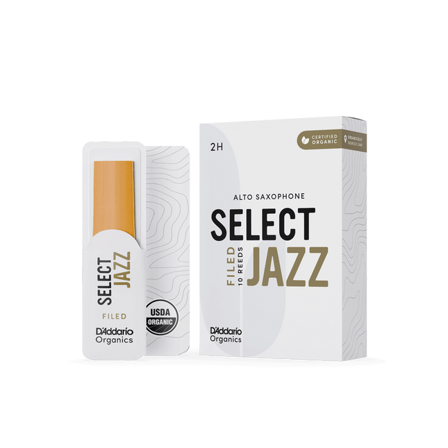 D'Addario Woodwinds Organic Select Jazz Alto Saksafon Kamışı No:2 Hard