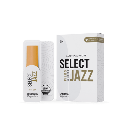 D'Addario Woodwinds Organic Select Jazz Alto Saksafon Kamışı No:2 Hard