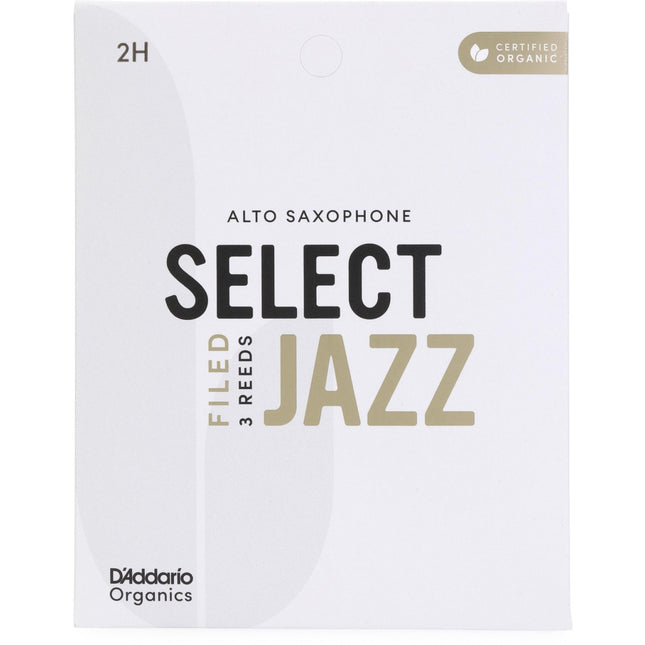 D'Addario Woodwinds Organic Select Jazz Alto Saksafon Kamışı No:2 Hard