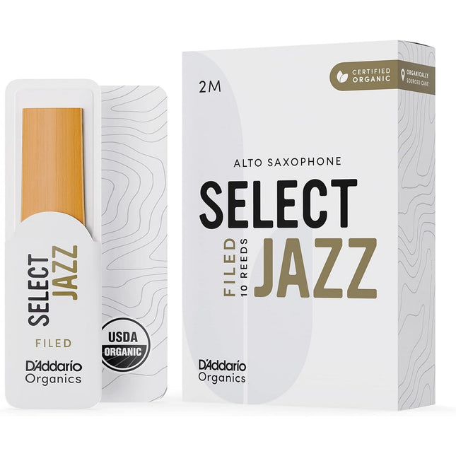 D'Addario Woodwinds Organic Select Jazz Alto Saksafon Kamışı No:2 Medium