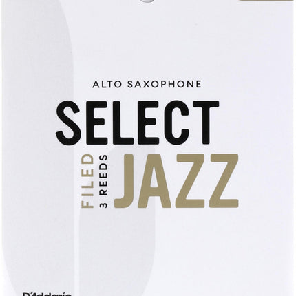 D'Addario Woodwinds Organic Select Jazz Alto Saxophone Reed No:2 Medium 