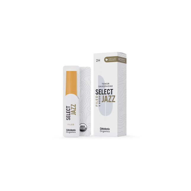 D'Addario Woodwinds Organic Select Jazz Tenor Saksafon Kamışı No:2 Hard