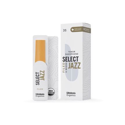 D'Addario Woodwinds Organic Select Jazz Tenor Saksafon Kamışı No:3 Soft