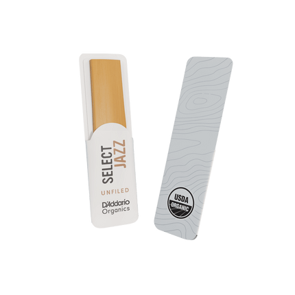 D'Addario Woodwinds Organic Select Jazz Unfiled Alto Saksafon Kamışı No:2 Soft