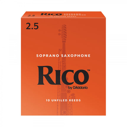D'Addario Woodwinds Rico RIA1025 Soprano Saxophone Reed No:2.5