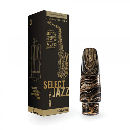 D'Addario Woodwinds Select Jazz D6M Marble Alto Saksafon Beki