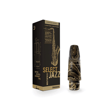 D'Addario Woodwinds Select Jazz D8M Marble Tenor Saxophone Back