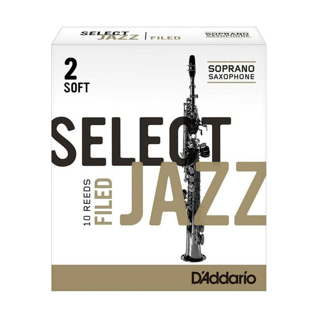 D'Addario Woodwinds Select Jazz RSF10SSX2S Soprano Saksafon Kamışı No:2 Soft