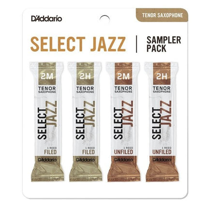 D'Addario Woodwinds Select Jazz Tenor Saksafon Kamışı - Sampler Pack 3S/3M