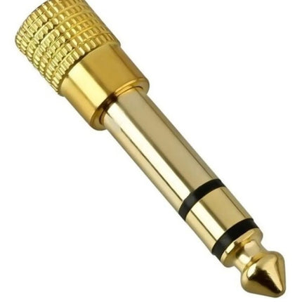 D-Konnektör   3.5 Mm  To 6.3 Mm Erkek  Dişi Çevirici Dönüştürücü Jak Adaptör Gold Bakır Kaplama