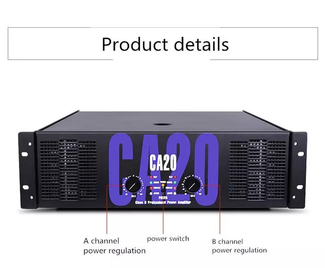 D-Sound Ca20 Professional Audio Amplifier