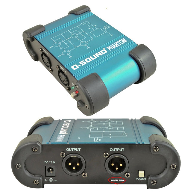 D-Sound Di-Box Db-Ph Phantom Power Diabox