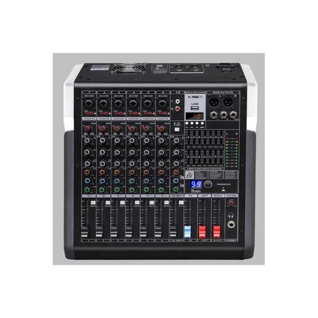 D-Sound M-600P-Pro  6 Kanal Power Mixer
