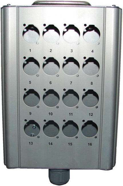 D-Sound Stagebox 16 Channel Aluminum Empty Box Stgpro-16